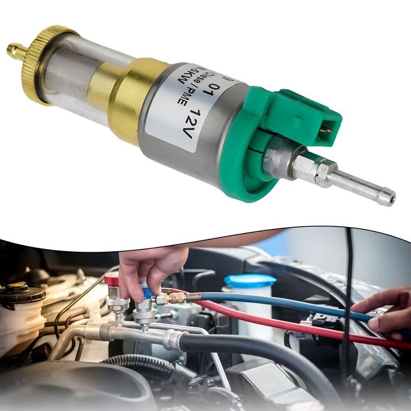12/24V-22/28ML Fuel Dosing Pump With Double Filter For 1KW-5KW For Eberspacher Air Diesel Parking Oil Pump