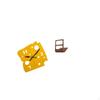 Nordic Minimalist Cheese Clock Desk Organizer Quiet Acrylic Wall Storage Box Hanging for