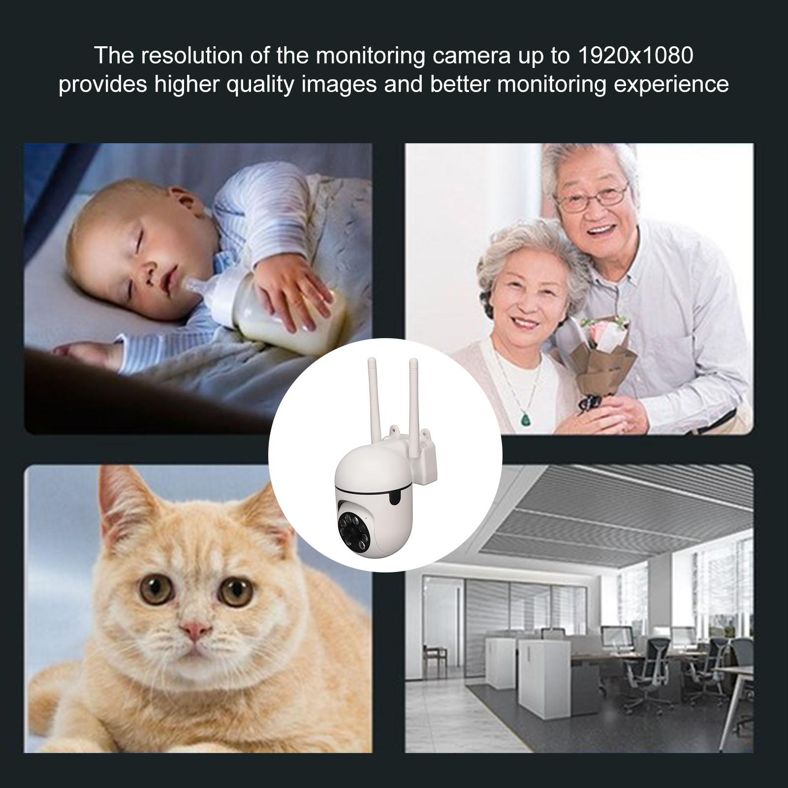 

Внутрішня камера безпеки Wi-Fi 1920x1080 5G Wi-Fi Підключення для виявлення руху Бездротове спостереження EU Plug