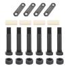 Trailer Shackle Kit Reliable Sturdy Stable Tandem Trailer Shackle Kit Fit for Double Eye Spring 3500 Lbs To7200 Lbs