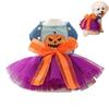 Dog clothingpetHalloweenpet Outfitpumpkin Dressone-piecetulle skirtcostumecosplayspringautumnwinterHalloween Costumeoutfitcostume Bowsmall Dogmedium