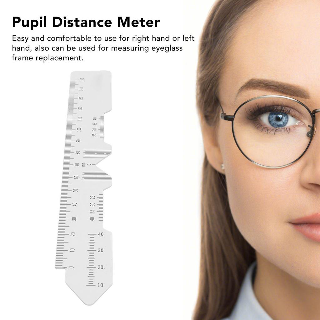 5pcs Ophthalmic PD Ruler Clear Data Marking Smoothing Edges Pupillary Distance Ruler for Hospitals