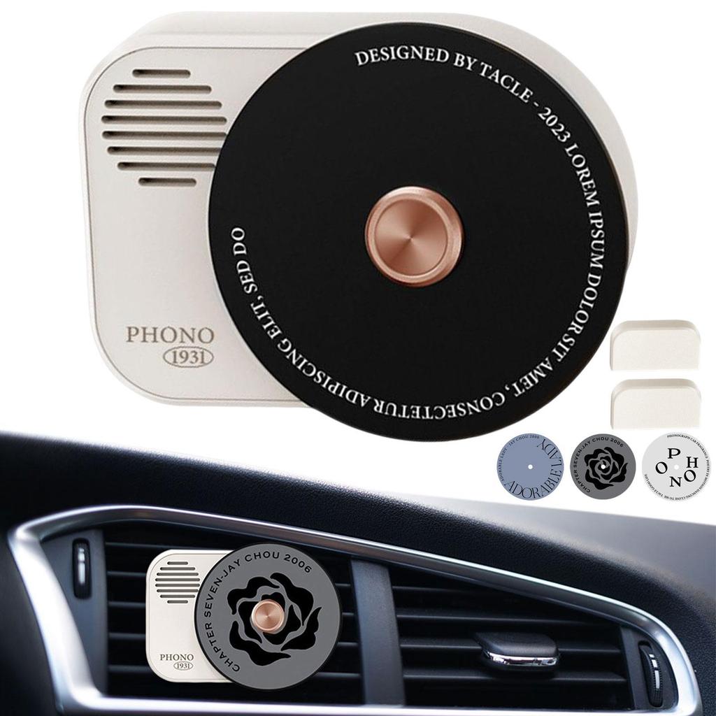 Cheap Car Air Fresheners Record PlayerCar Fragrance Diffusers Clips in