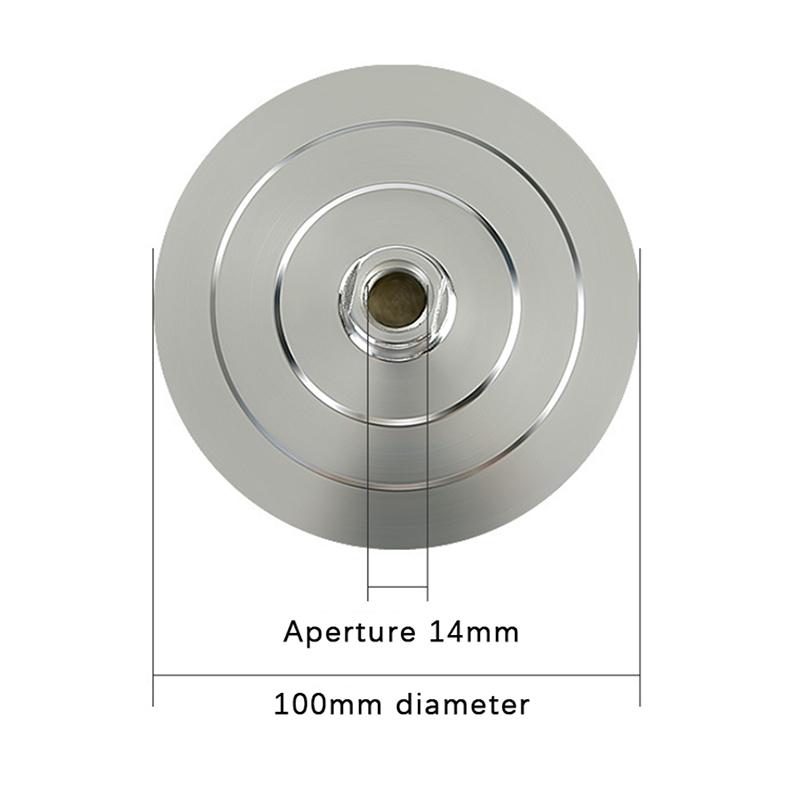 

1PC 4-Inch Aluminum Backer Pad for Diamond Polishing Pads M14 Thread Ecoflow Festool Compatible Base Backing Holder for Polishin
