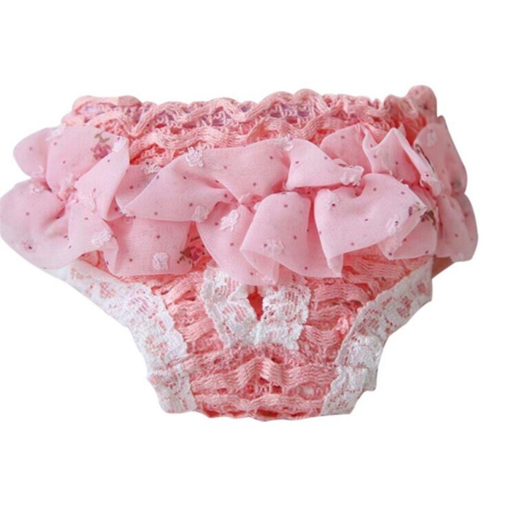 Lace Edge Washable Pets Supplies Puppy Female Dog Pet Trousers Dog Diaper Physiological Pants Dog Shorts Dog Panties