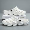 Summer Men's Slippers Hollow Non-slip Wearresistant Thicksoled Softsoled Sandals Fashionable Comfortable Breathable Garden Shoes
