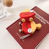 Cute Bingping racket airpods4 Apple Bluetooth headset case pro2 3rd generation cartoon protective case for trendy women