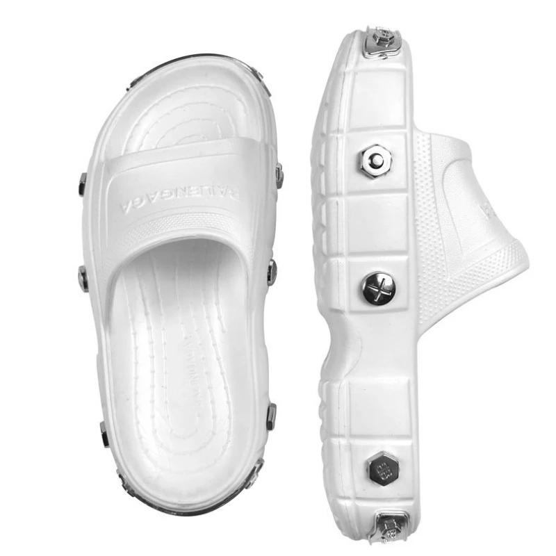 

Женские панк-тапочки, сандалии унисекс, туфли на платформе, повседневная обувь для мужчин, летние шлепанцы для пар, большие размеры 36-45 36