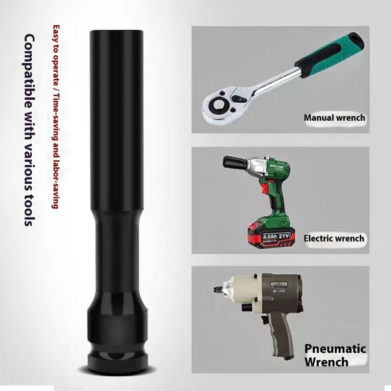 Extended Hexagonal Socket Tool With Slim Profile High Quality Steel Material Fit Narrow Space Perfect For Automotive Repair And Electronics