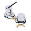 Brass Mixing Diverter Valve G1Celsius2 Male Screw Cold Hot Shower Faucets Tap Temperature Mixer for Bathroom