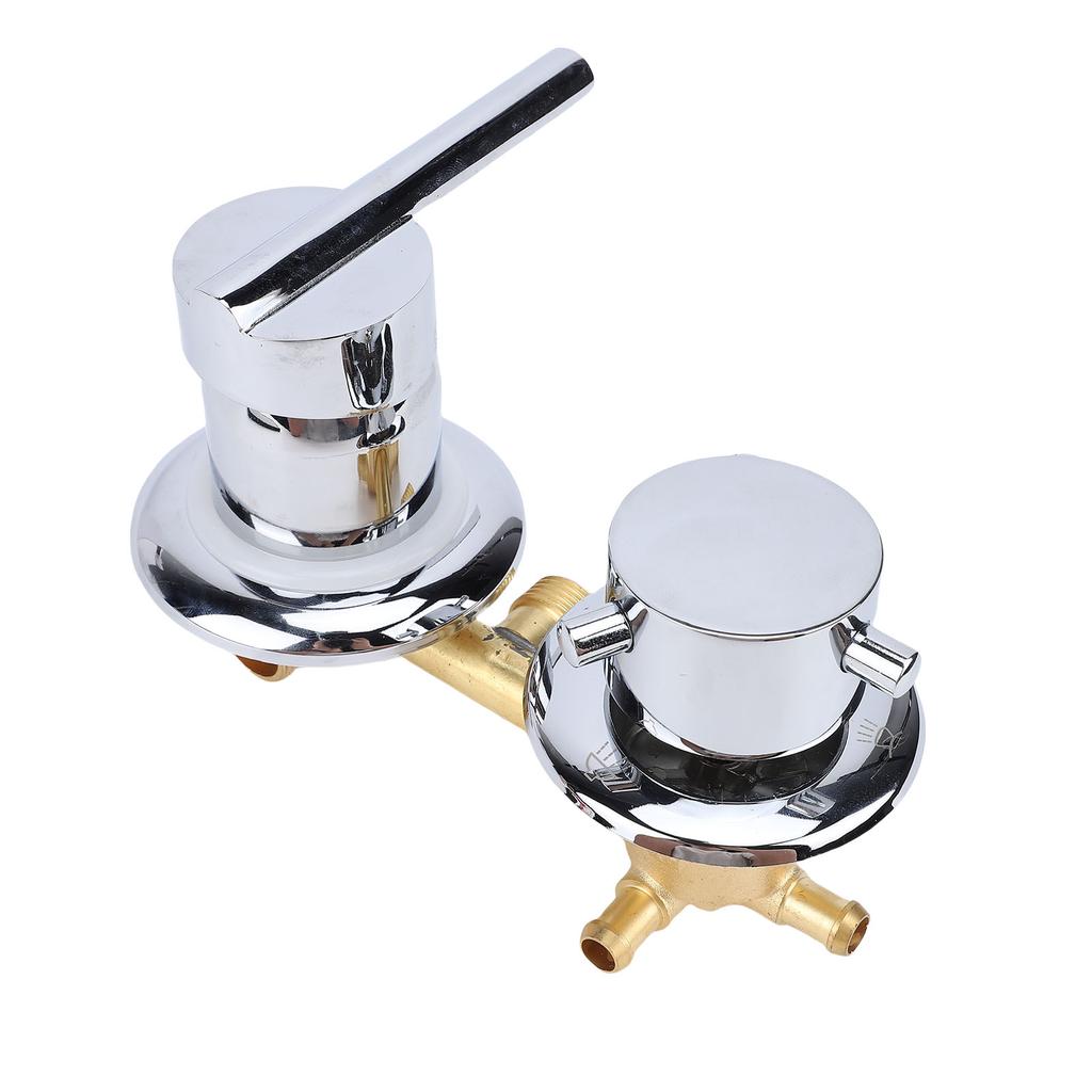 Brass Mixing Diverter Valve G1Celsius2 Male Screw Cold Hot Shower Faucets Tap Temperature Mixer for Bathroom