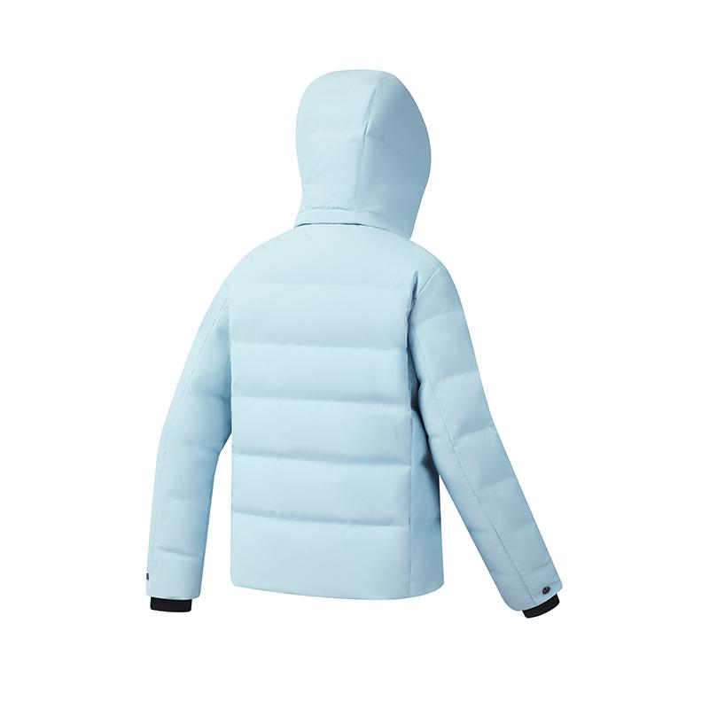 FILA Ski Series Fashionable Personality Dopamine Cool Ski Sports Goose Down Warm Protective Multi-Pocket Hooded Down Jacket A11W546904FLB