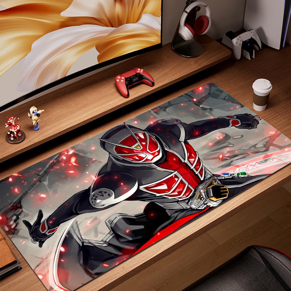 Kamen Rider Mouse Pad Cartoon Lockedge Large Gaming Pad Computer Gamer Keyboard Mouse Mat Desk Mousepad for PC Desk Pad