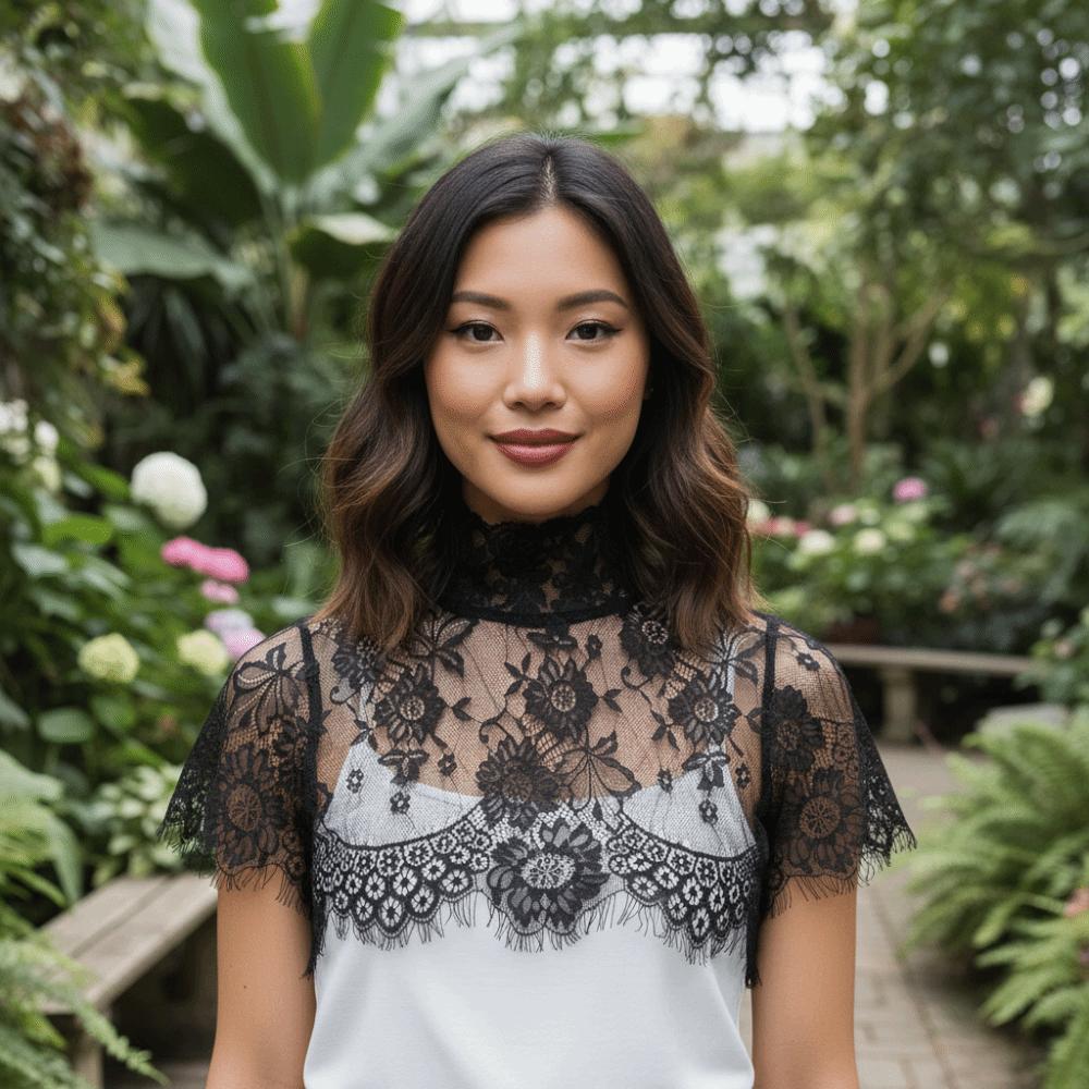 Shawl Wrap Blouse Lace Collar Elegant Removable Collar Women Detachable Fake Collar  Top Decoration