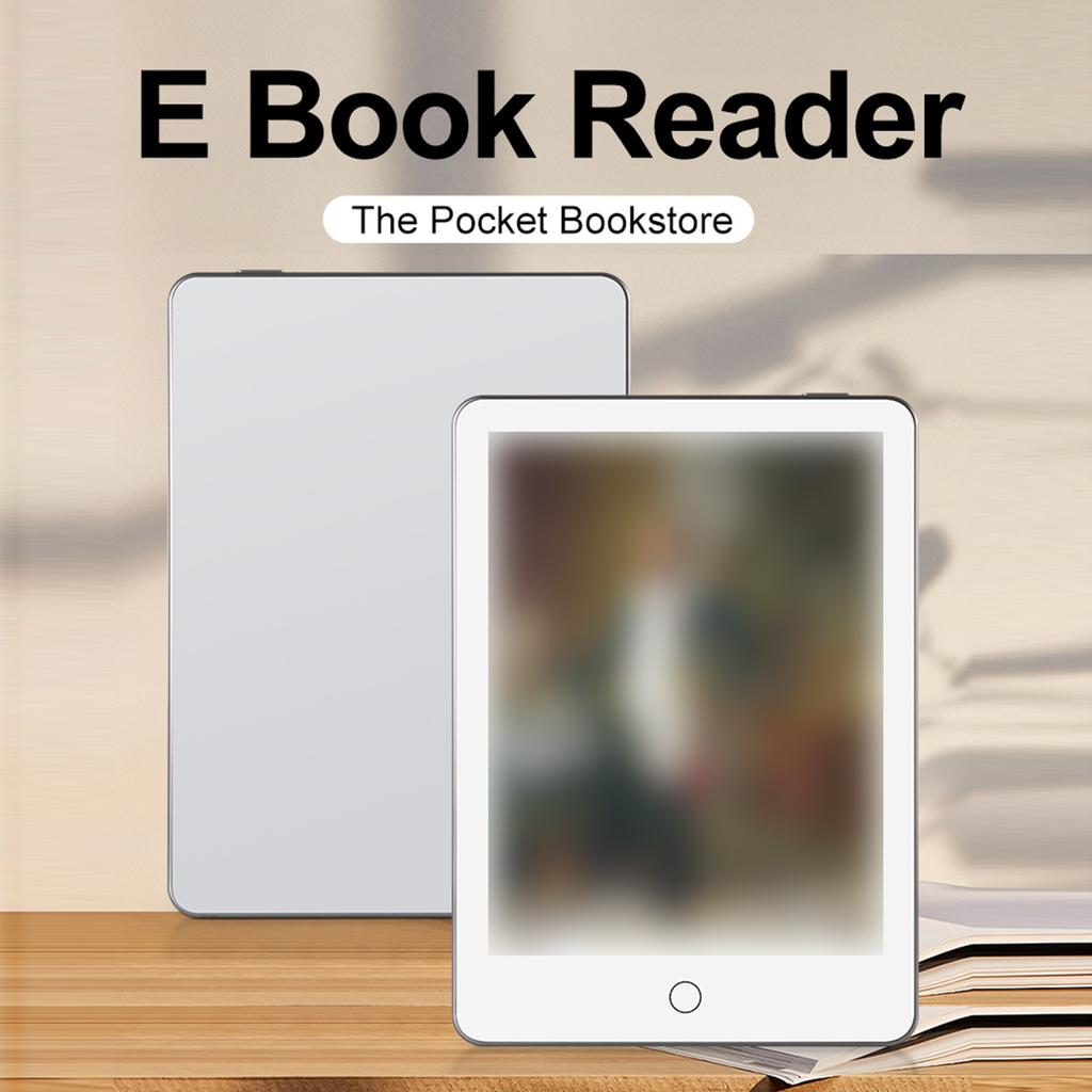 6-Inch E-Book Reader with 300DPI Clear Screen 4+64GB Storage Built-in Reading Light