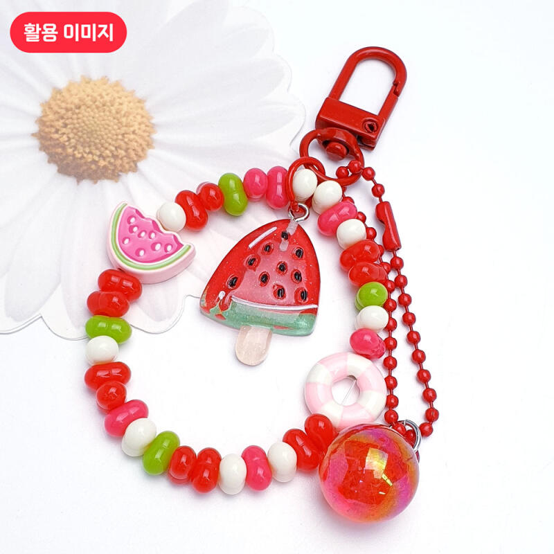 Acryl Frucht Eiscreme Schlüsselanhänger Zubehör Zubehör