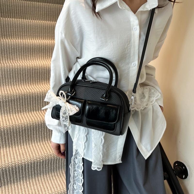 High-end small bag women's summer new niche messenger bag portable bowling bag