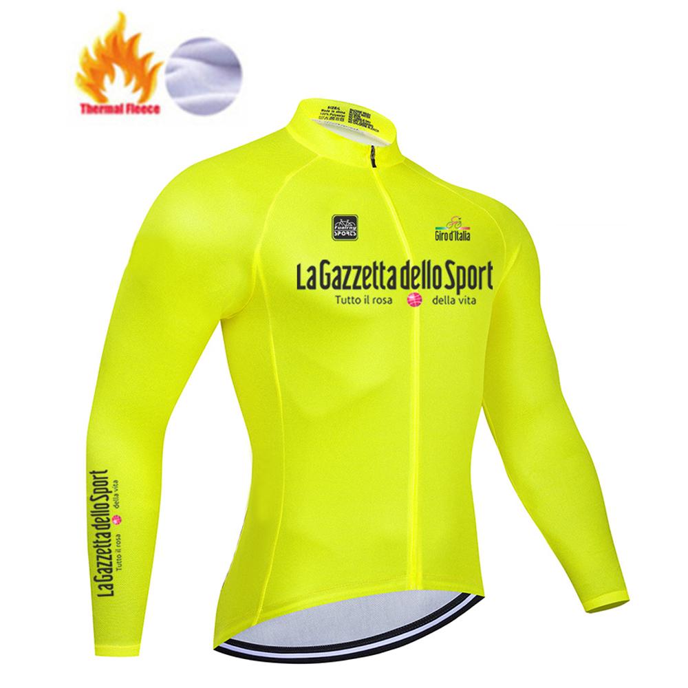 

НОВЫЙ Тур Джиро д Италия Зимний термобелье для велоспорта Комплекты для езды на открытом воздухе MTB Ropa Ciclismo Bib Pants Set Велосипедная одежда M