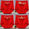 2026 Zodiac Red Mid-High Waist Breathable Antibacterial Tummy Control Plus Size Ladies' Modal Briefs