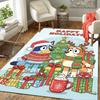 1Pc Happy Holiday Celebration Rug Office Carpet Indoor Outdoor Doormat Nonslip Soft Living Room Christmas Halloween Gift D9225