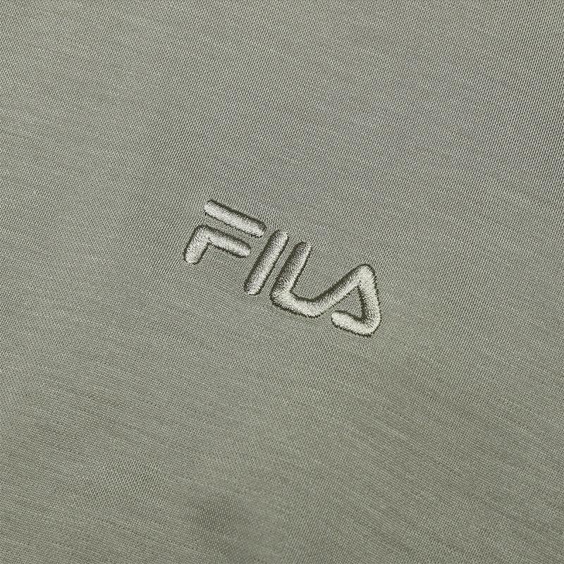Fila Original Business Minimalist Country Style Short Sleeve Dress Women Dresses Silent-Gray F51W439301FDY