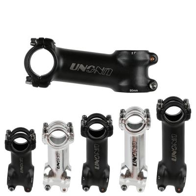 Bicycle X Polished Stem, 25.4mm 28.6mm, 7°, 17°, 35°, 60-135mm, Polished/Glossy, Ultra-Lightweight Stem, 7°, 17°, 35° (17° 120mm, Black)