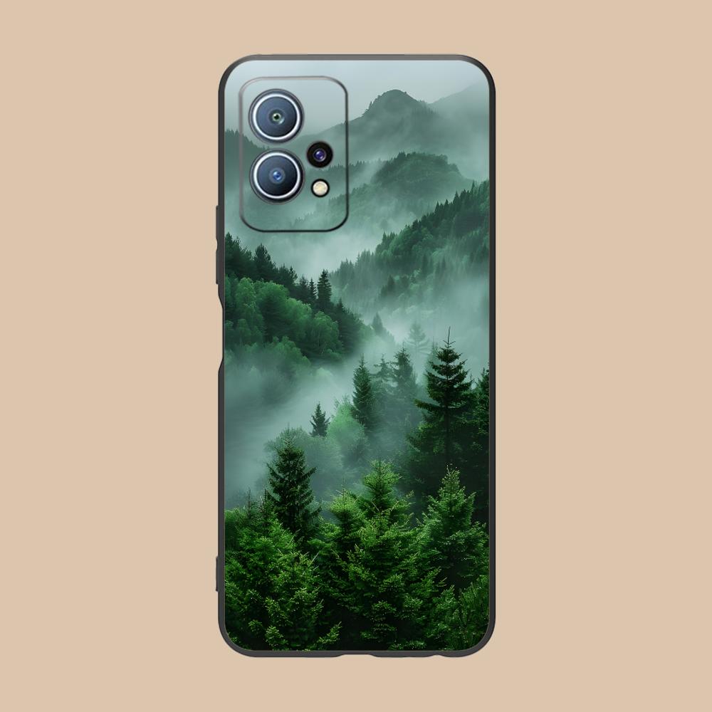 Mountain Forest Mobile Phone Case for Huawei P60 P50 P40 P30 P20 P10 P9 P8 Pro Lite Plus Colorful Printing Cover Luxury Pretty