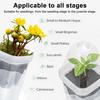 Absorbent Flower Pot with Transparent Double-Layer Design 150ml Deep Water Reservoir Adjustable Vent Humidity Dome Plant Propagation Pot