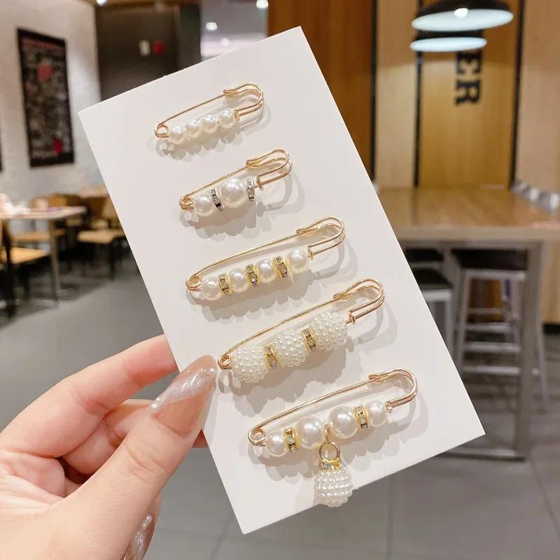 Detachable Metal Brooches for Women Pins Fastener Pants Pin Button Sewing-Free Buckles for Jeans Perfect Fit Reduce Waist