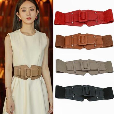 Women's Slimming Elastic Buckle Waist Belt & Cincher for Dresses and Coats