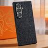 Phone Case for Samsung for Galaxy Z Fold 8 Ultra Fold8Ultra Cover, Linen Textured Fabric-Like Faux Leather Back or Samsung Zfold8 Ultra Case