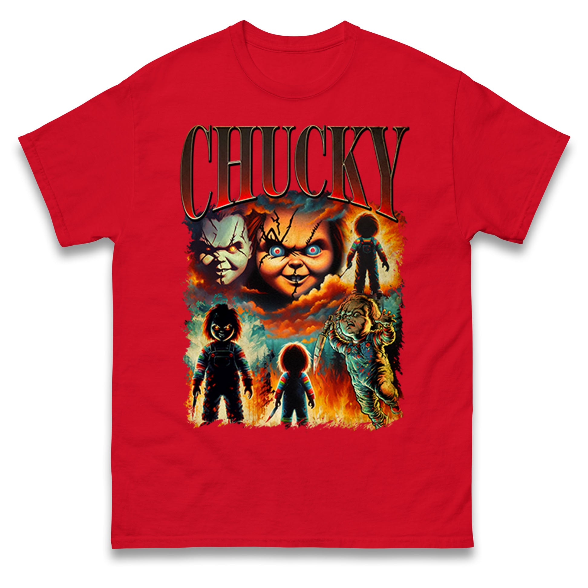 Chucky Doll Bootleg Mens T Shirt Womens Tops Tees M