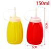 4Pcs Squeeze Squirt Condiment Bottles Salad Sauce Dispenser Ketchup Cruet 240ml 2pcs Condiment Squeeze Bottles Kitchen Gadgets