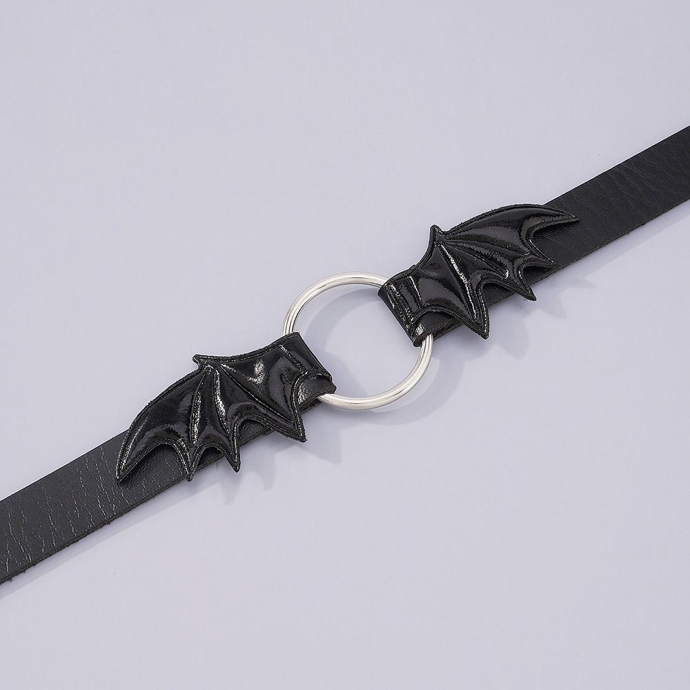 Fledermausflügel Halskette Gothic Halloween Accessoires Mode Leder Halsband Damen Mädchen