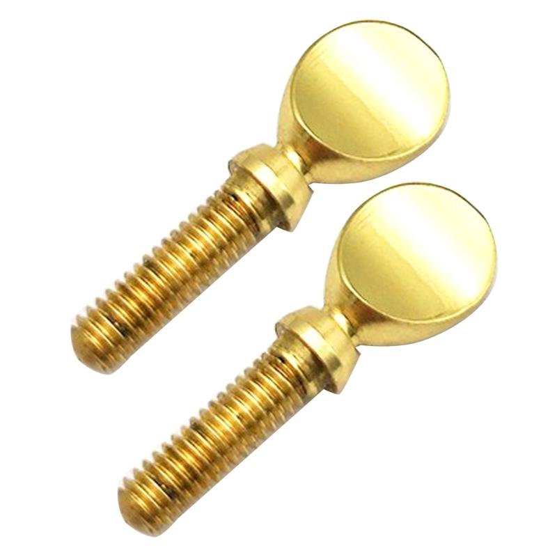 2pieces/set Simple Design Gold/Silver Color Saxophone Sax Neck Screw Alto Tenor Woodwind Instrument Accessories