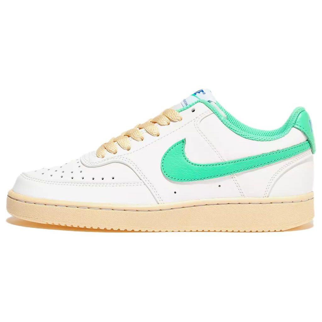 Nike Court Vision Low Sail Electric Algae Herren Sneaker Creme Pale-Vanilla Mittelblau FJ5437-133