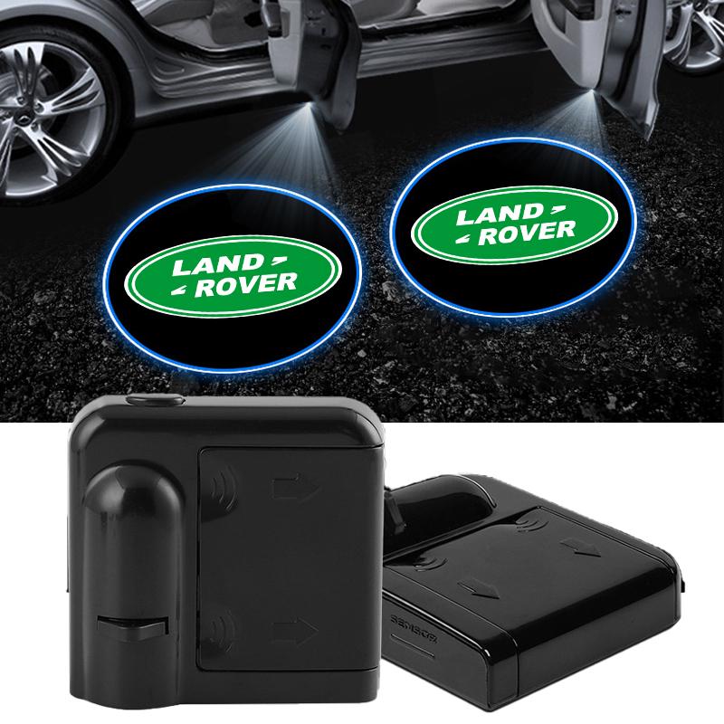 1/2pcs LED Car Door Courtesy Light Projector Welcome Lamp Car Badge for Land Rover Range Rover Defender Freelander Discovery 1 2 3 Evoque Rover L32