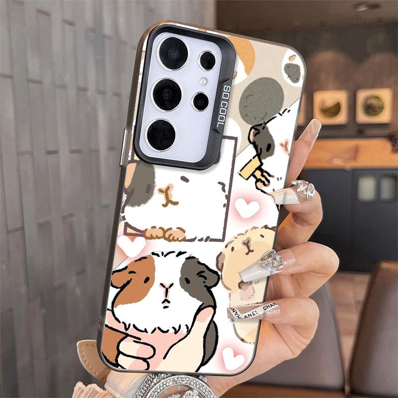 Cartoon Cute Hamster Soft Phone Case for Samsung A17 A16 A15 A14 A13 A57 A56 A55 A54 A53 A37 A36 A35 A34 A33 A26 A25 A24 A23 A52