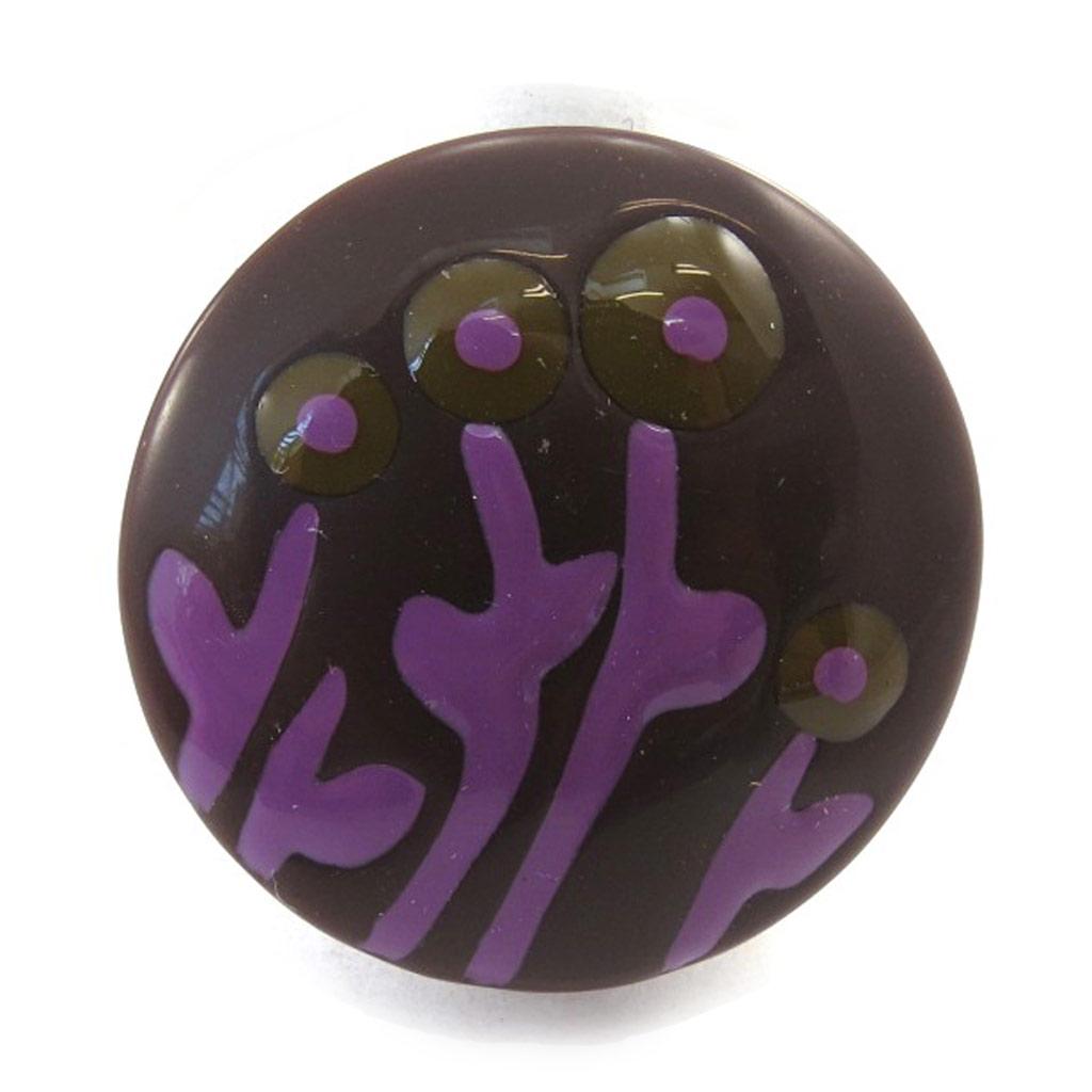 NOA [K0242] - Brown 'Vahiné' Designer Ring