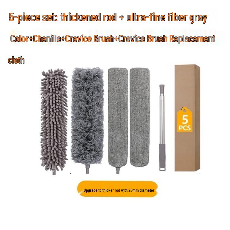Extendable Telescopic Chenille Duster Cleaning Kit