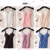 Plus-Size Women's Backless V-Neck Modal Camisole with Built-in Bra for Yoga
