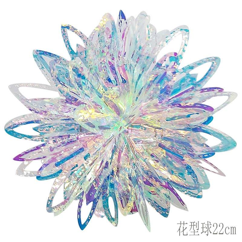 Christmas Hanging Honeycomb Ball Decor Paper Snowflake Garlands Shiny Iridescent Party Decorations Wedding Disco Party Supply