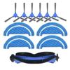 Paño de mopa Cepillo lateral Filtro HEPA para Cecotec Conga Excellence 1090 Robot Aspirador Piezas Accesorios Kit de Repuesto Robot