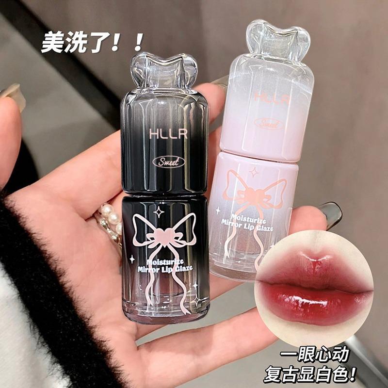 Hllr Mirror Water Gloss Lip Gloss Non Stick Long Lasting Moisturizing Lip Gloss