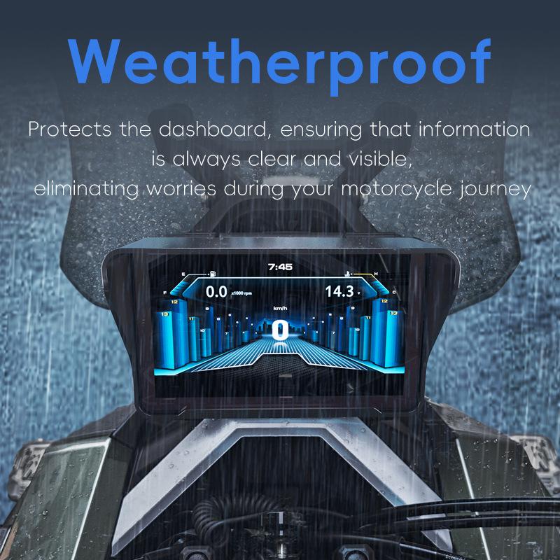 Zontes 368G Motorcycle Instrument Screen Sunshade with Reflective Light-Blocking Protection