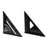 7in Precision Triangle Ruler Easy To Use Layout Measuring Tool 45/90 Degree Carpenters Square Carpenter Tool