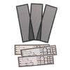 Computer PC Case Cooling Fan Dust Filter Mesh Net Cover PVC Dust Filter Shield Back Plate For Computer Chassis