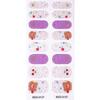 Gel Nail Sticker New Gold Color Semi-baked Nail Sticker Decoration