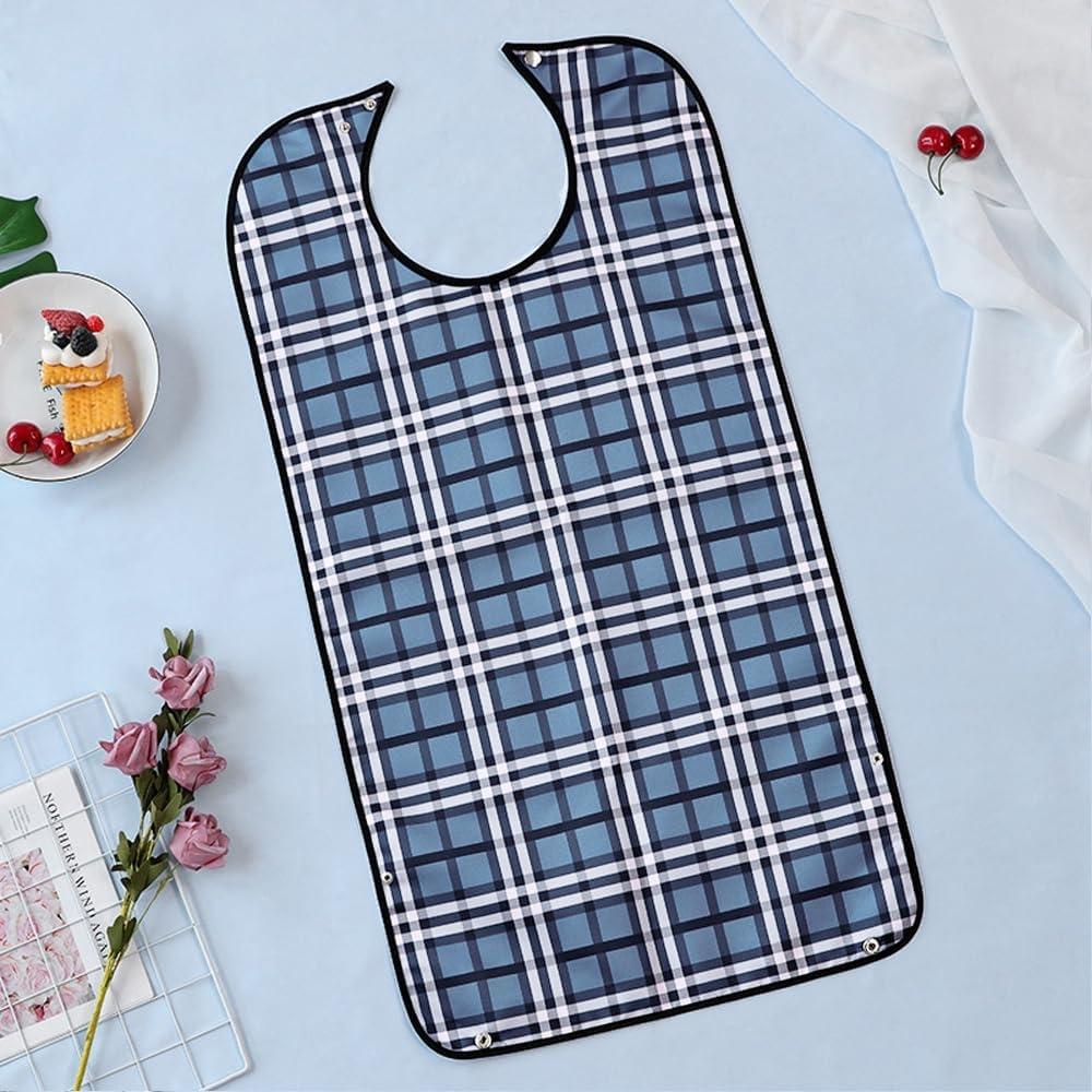 Hiliboo Care Apron Waterproof Stain Resistant Durable 3d Pocket Adult Dark Blue