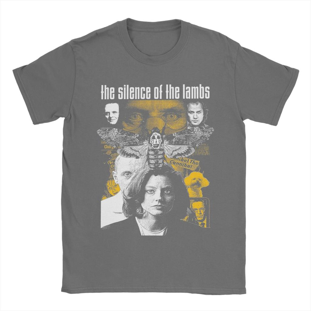 The Silence of the Lambs T Shirts for Men 100 Cotton Unique TShirt Crewneck Tees Short Sleeve Clothing Party